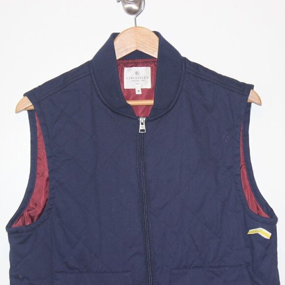 NWT Construct Navy Blue Vest Men Size Medium - Picture 3 of 13